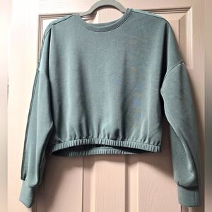 3 Teal Cropped Sweatshirt (Set of 3)